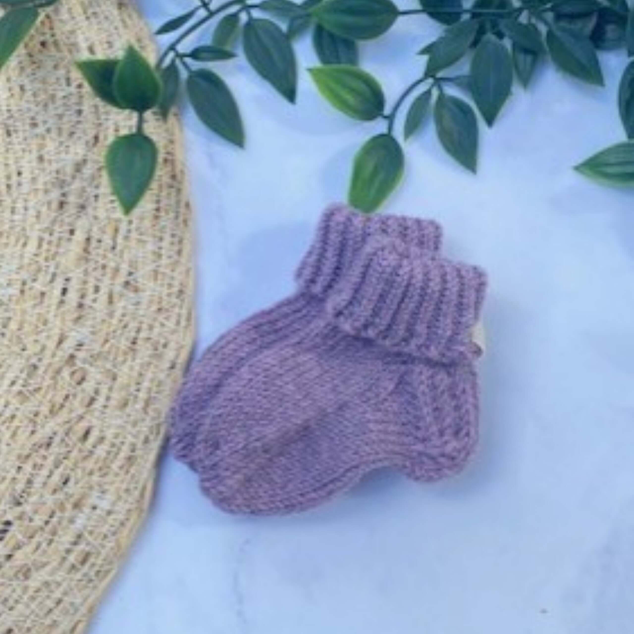 Babysokjes Sweet | merino wol | Zacht, warm en met liefde handgemaakt - Afbeelding 3