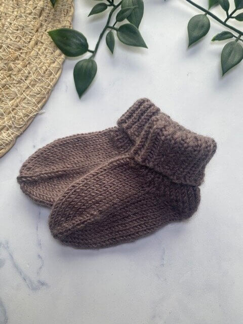 Babysokjes Sweet | merino wol | Zacht, warm en met liefde handgemaakt - Afbeelding 4